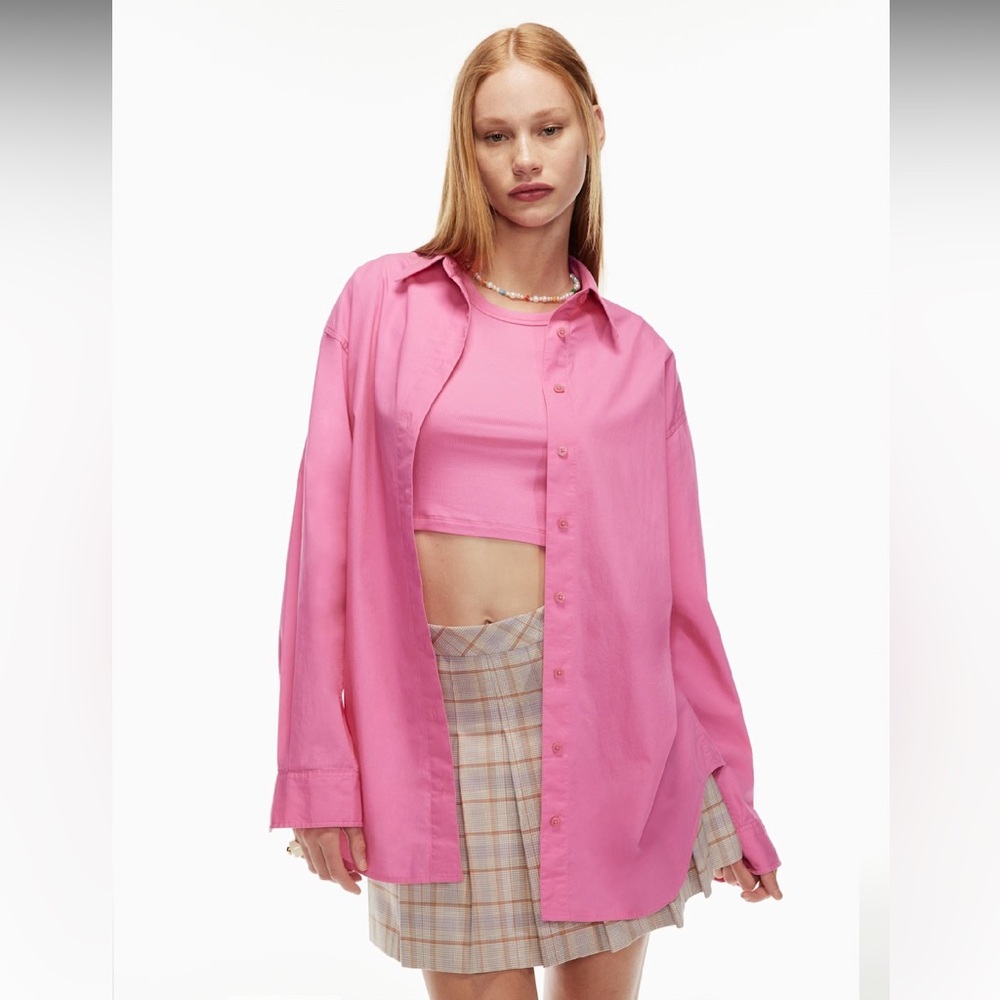 Aritzia Sunday Best Future Long Sleeve Button Down